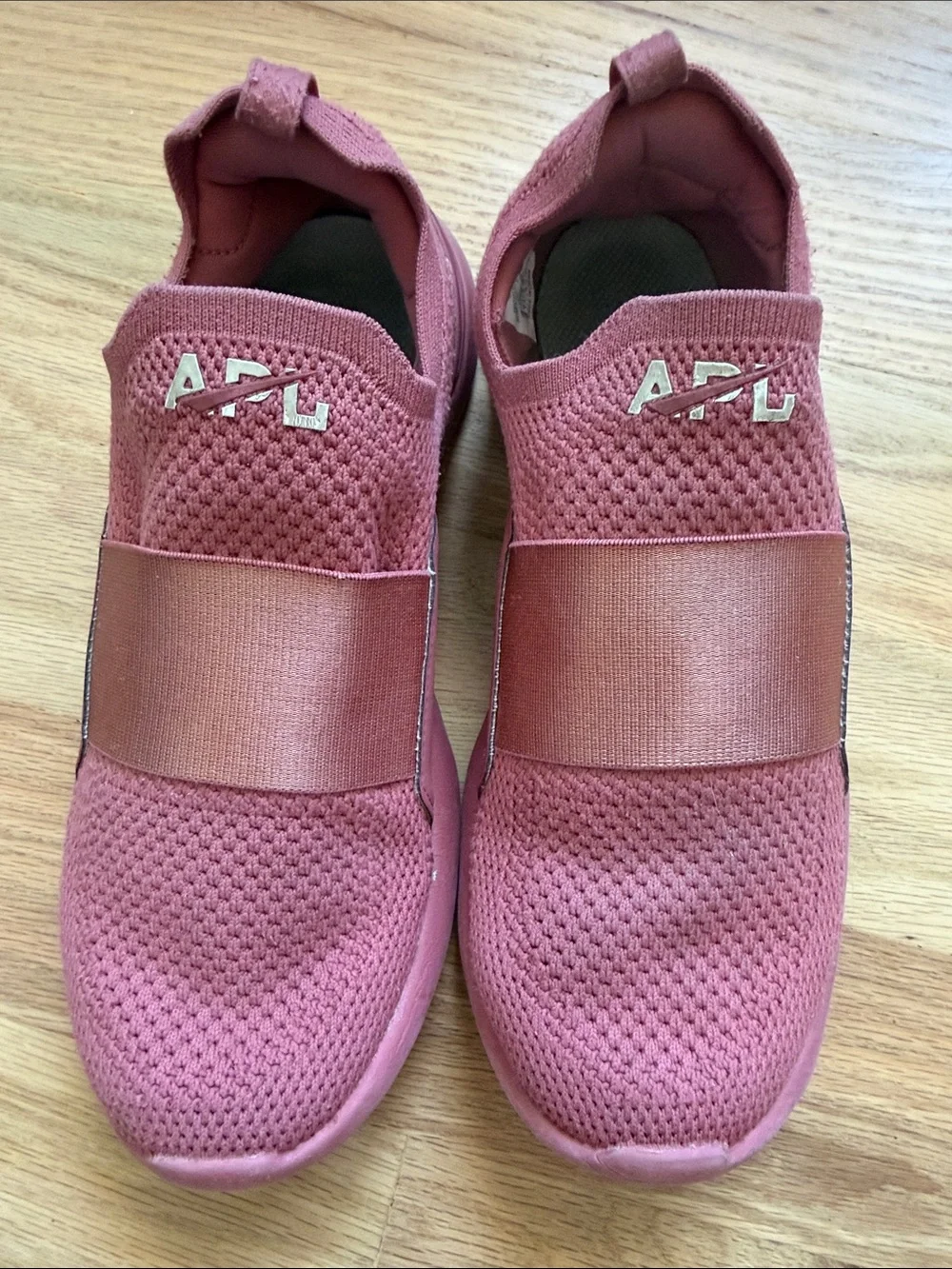 APL dusty rose pink techloom bliss slip on shoes womens size 8.5